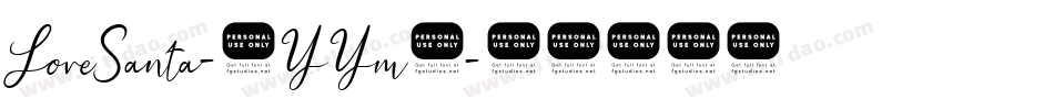 LoveSanta-6YYm1字体转换