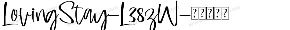 LovingStay-L38zW字体转换