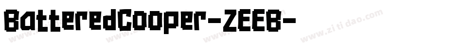 BatteredCooper-ZEEB字体转换