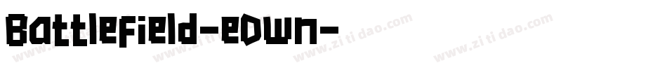 Battlefield-eDwn字体转换