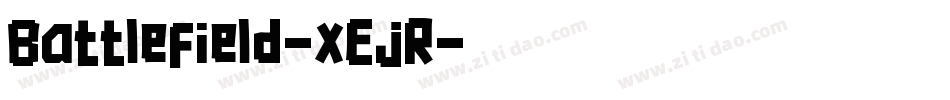 Battlefield-xEjR字体转换