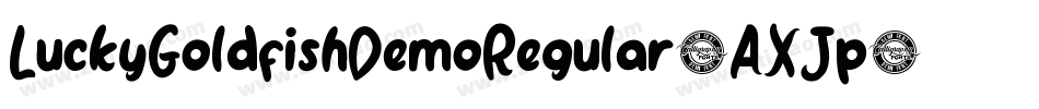 LuckyGoldfishDemoRegular-AXJp字体转换