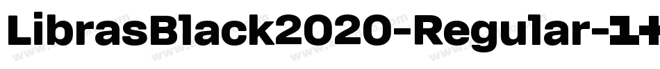 LibrasBlack2020-Regular字体转换