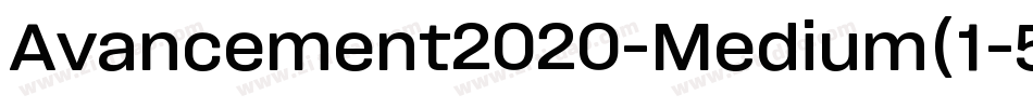 Avancement2020-Medium(1-5)字体转换
