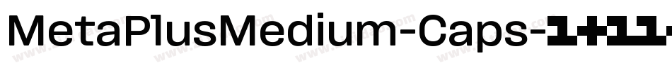 MetaPlusMedium-Caps字体转换
