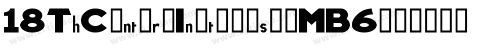 18ThCenturyInitials-eMB6字体转换