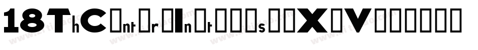 18ThCenturyInitials-oXaV字体转换