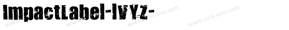 ImpactLabel-lVYZ字体转换