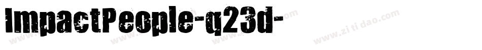ImpactPeople-q23d字体转换