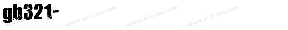 gb321字体转换