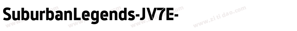 SuburbanLegends-JV7E字体转换