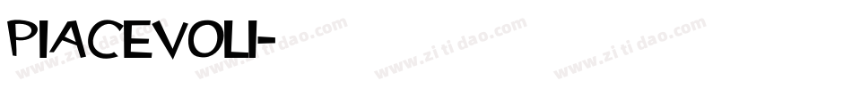 Piacevoli字体转换