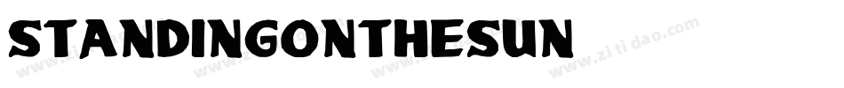 StandingOnTheSun字体转换