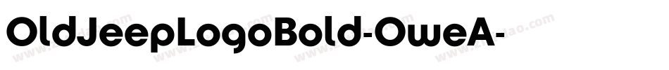 OldJeepLogoBold-OweA字体转换