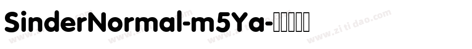SinderNormal-m5Ya字体转换