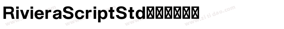RivieraScriptStd字体转换