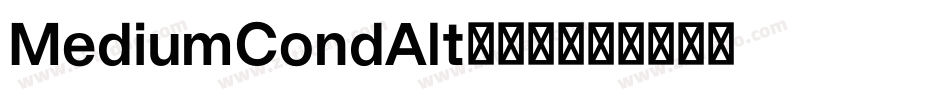 MediumCondAlt生成器字体转换