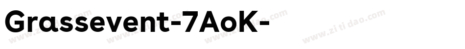 Grassevent-7AoK字体转换