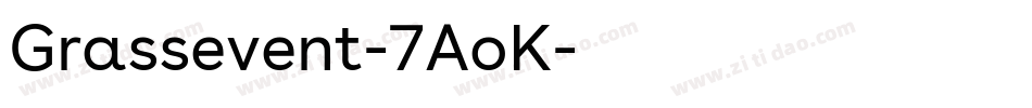 Grassevent-7AoK字体转换