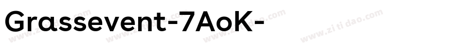Grassevent-7AoK字体转换