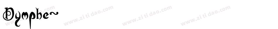 Nymphe字体转换