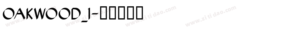 OAKWOOD_1字体转换