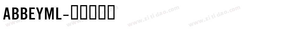 ABBEYML字体转换