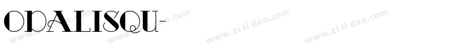 ODALISQU字体转换