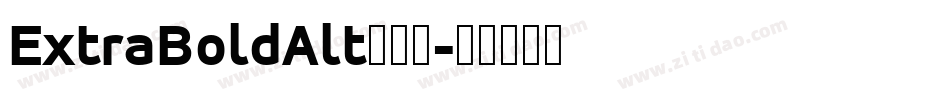 ExtraBoldAlt手机版字体转换