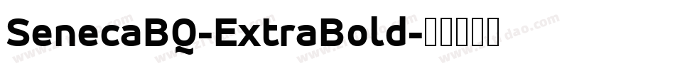 SenecaBQ-ExtraBold字体转换