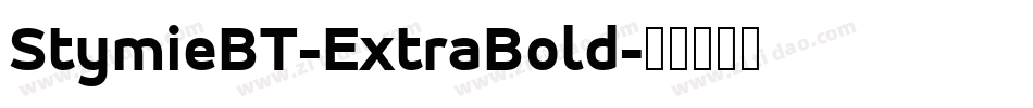 StymieBT-ExtraBold字体转换