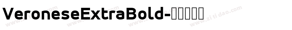 VeroneseExtraBold字体转换