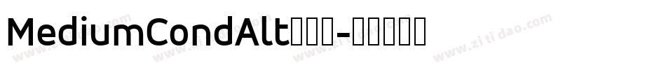 MediumCondAlt转换器字体转换
