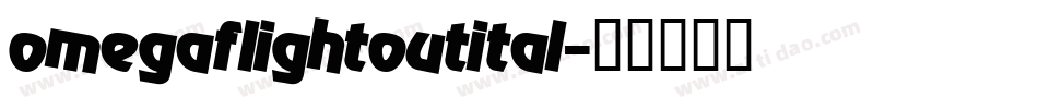 omegaflightoutital字体转换