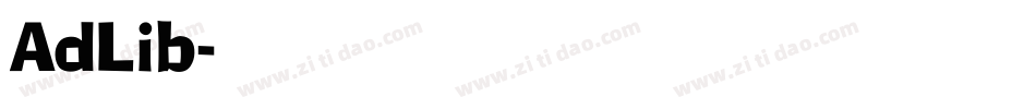 AdLib字体转换