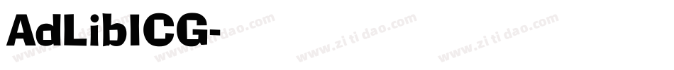 AdLibICG字体转换