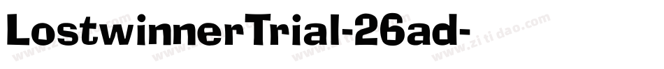 LostwinnerTrial-26ad字体转换