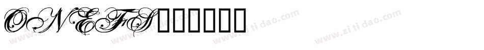 ONEFS字体转换