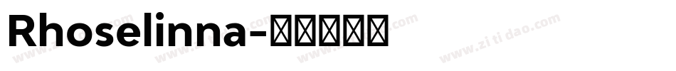 Rhoselinna字体转换