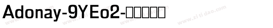 Adonay-9YEo2字体转换