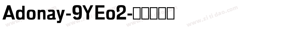 Adonay-9YEo2字体转换