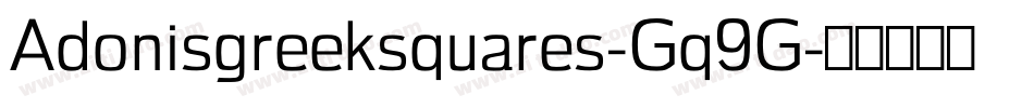 Adonisgreeksquares-Gq9G字体转换