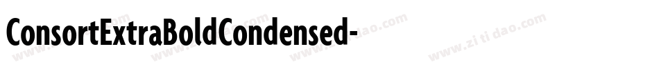 ConsortExtraBoldCondensed字体转换 ConsortExtraBoldCondensed字体转换