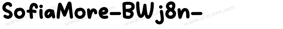 SofiaMore-BWj8n字体转换