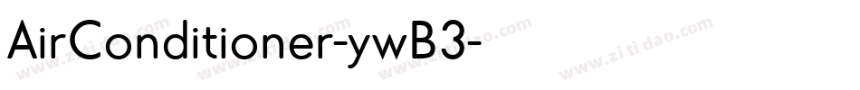 AirConditioner-ywB3字体转换