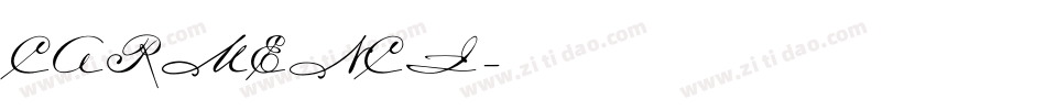 CARMENCI字体转换
