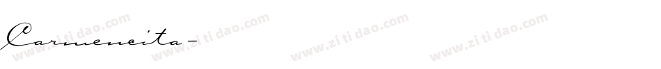 Carmencita字体转换
