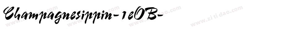 Champagnesippin-1eOB字体转换