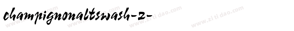champignonaltswash-2字体转换