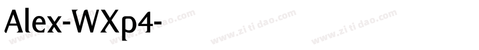 Alex-WXp4字体转换